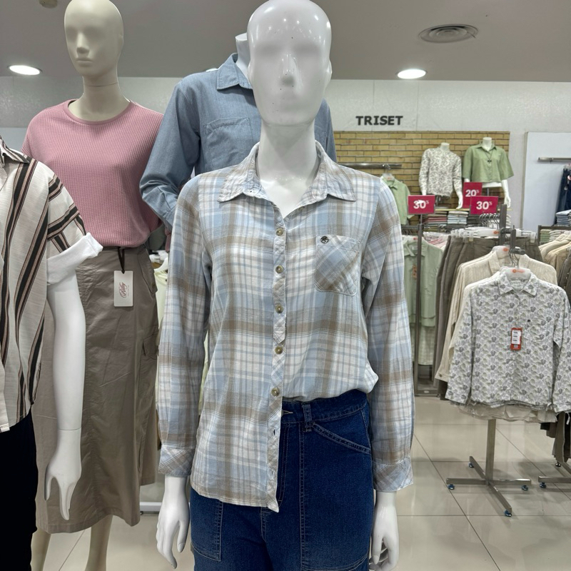 TRISET - Kemeja Blouse Wanita (S-XL)