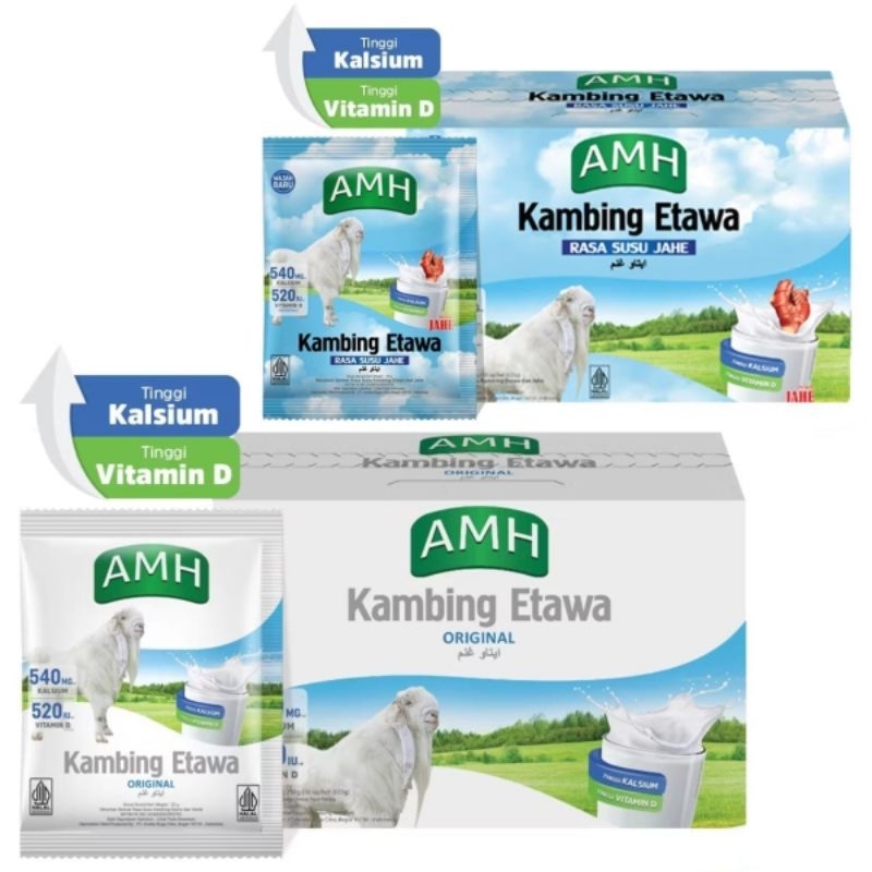 

Susu Kambing Etawa AMH Isi 10 Sachet / AMH Susu Kambing Etawa