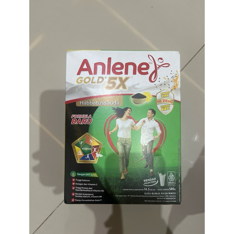 

Anlene Gold 5X Habbatussauda 580gr Susu Tinggi Kalsium untuk orang tua murah magelang