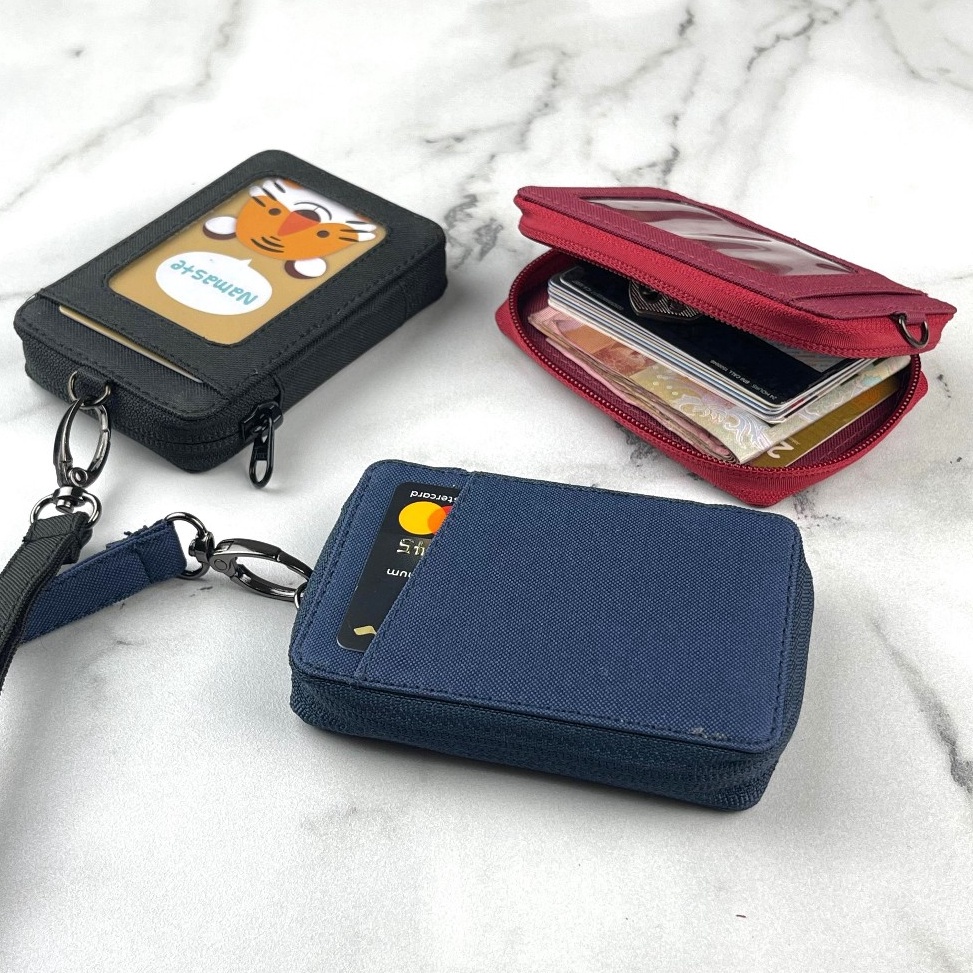 

ART I9W9 Dompet kartu gantung kalung hanging wallet pria wanita ID card holder
