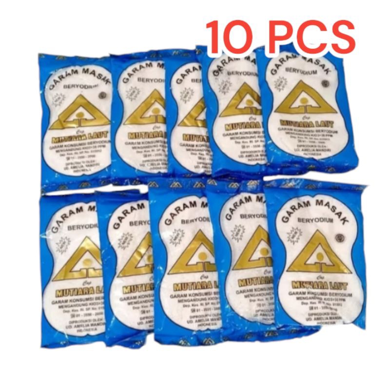 

paket 10 pcs garam halus / garam dapur / garam beryodium