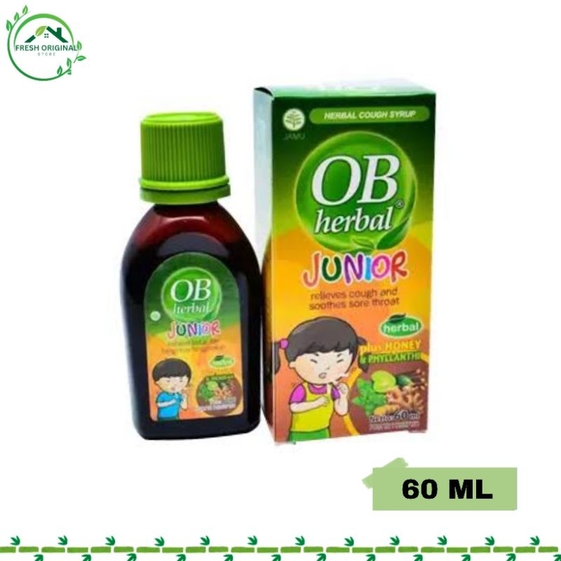 Obat Batuk Anak OB Herbal Junior isi 60 ML | Obat Batuk OB Herbal Junior|Original OB Herbal