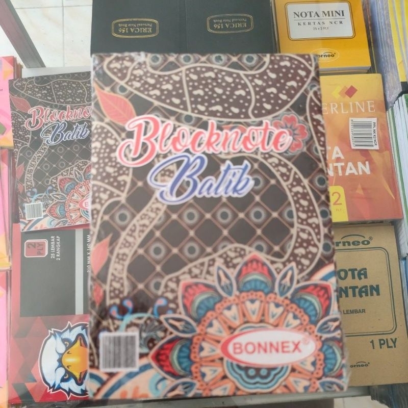 

blocnote merk bonek 1 pak isi 12