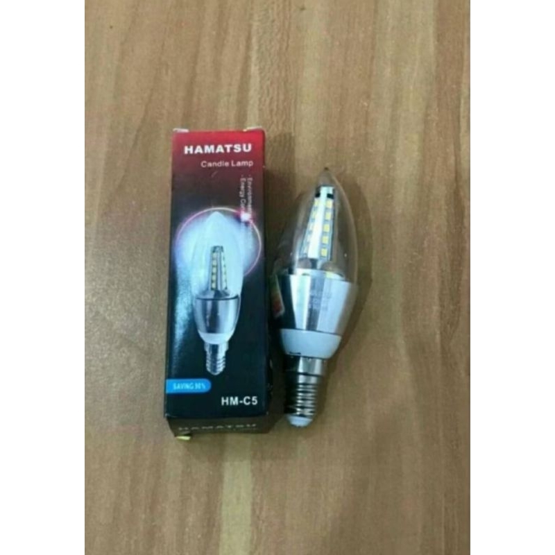 LAMPU LED /LAMPU JANTUNG 5WATT E27 WARNA KUNING