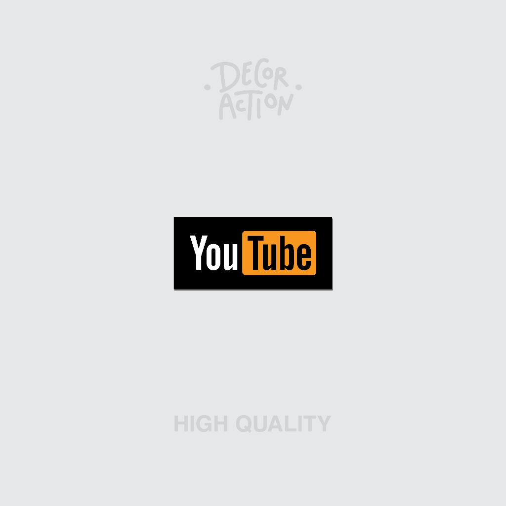 

Sticker YouTube — High Quality Sticker Glossy Waterproof