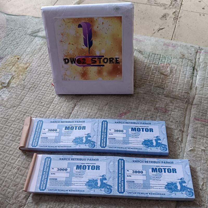 

Karcis Parkiran Sepeda Motor Nominal Murah Bahan Tebal Dengan Kualitas Bagus