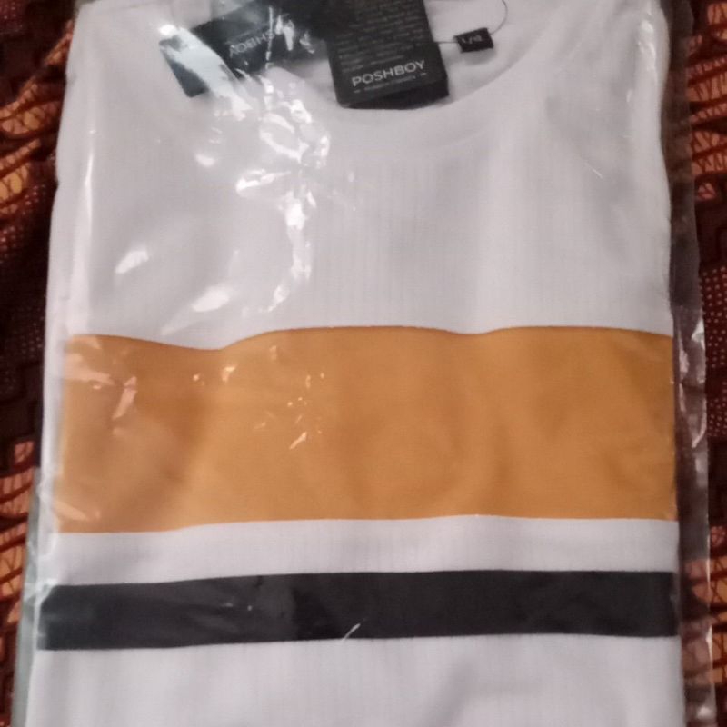 kaos poshboy laki-laki bergaris