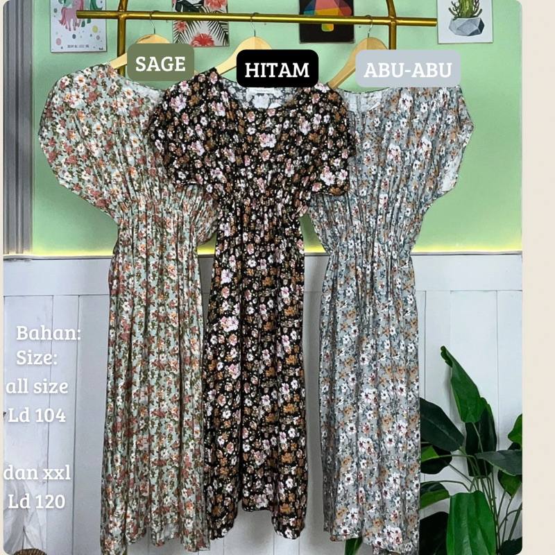 Daster dress grosir wanita konveksi cantik bahan katun rayon
