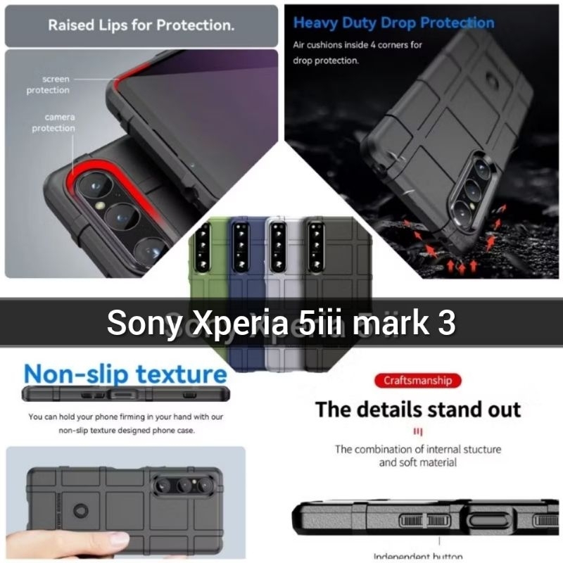 Soft Case Sony Xperia 5 iii mode Rugged Shield Sony Xperia 5iii 5III mark 3