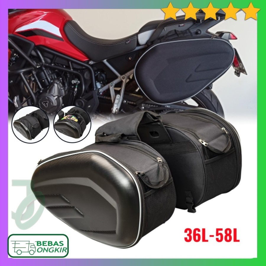 Box Motor Samping Side Box Touring Waterproof SHOPRIME SH58L