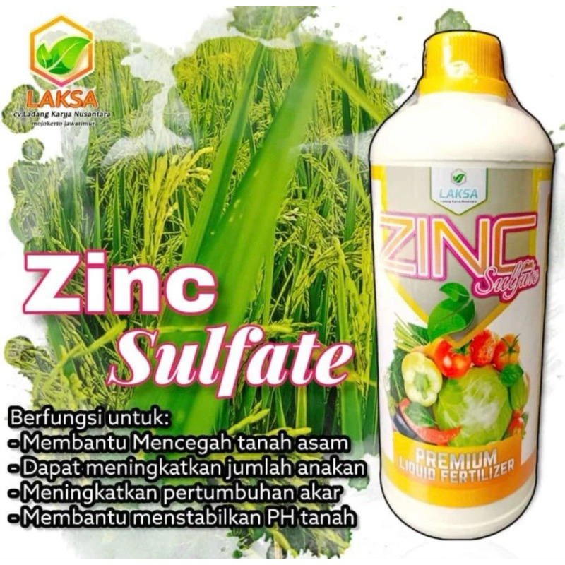 Pupuk Zinc Laksa Pupuk Cair Laksa