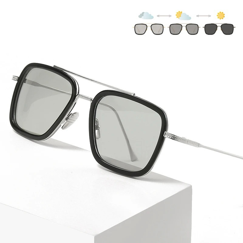 Kacamata Aviator Gus Azmi Fashion Lensa Photocromic & Anti Radiasi Minus & Normal Frame Pria Wanita