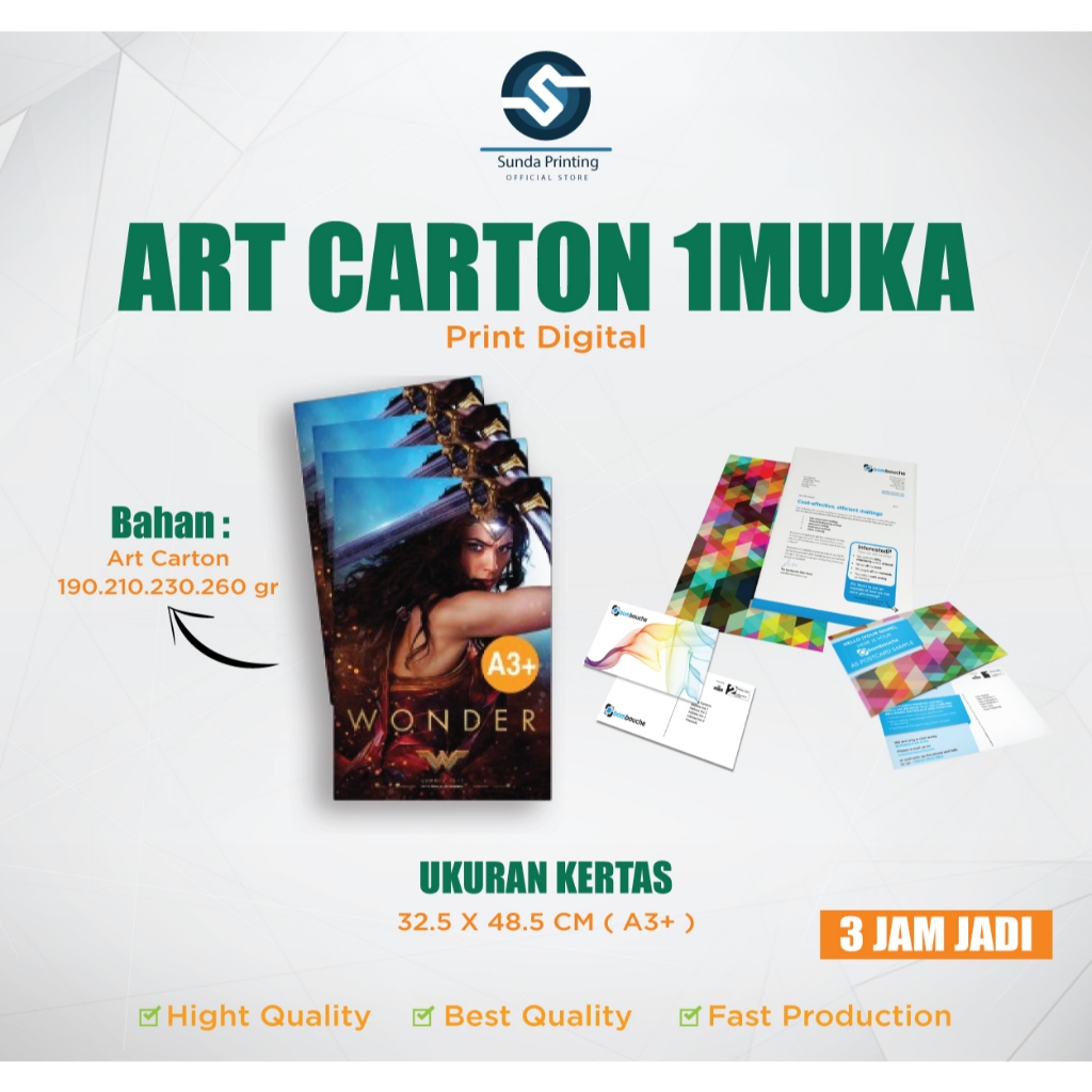 

PRINT POSTER ART CARTON 1MUKA A3+ FULL COLOUR