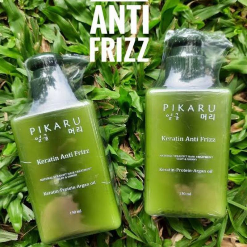 2 BOTOL Pikaru 150 ML - Pikaru Keratin Anti Frizz - Pikaru Hair Treatment Vitamin Rambut