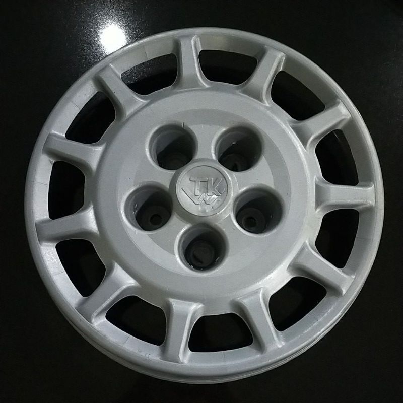 Weldop Wildop SET 4 DOP TK RING 14 Model Rally /TKW racing lubang 5 SET 4 BIJI ABU ABU GREY CRUISER