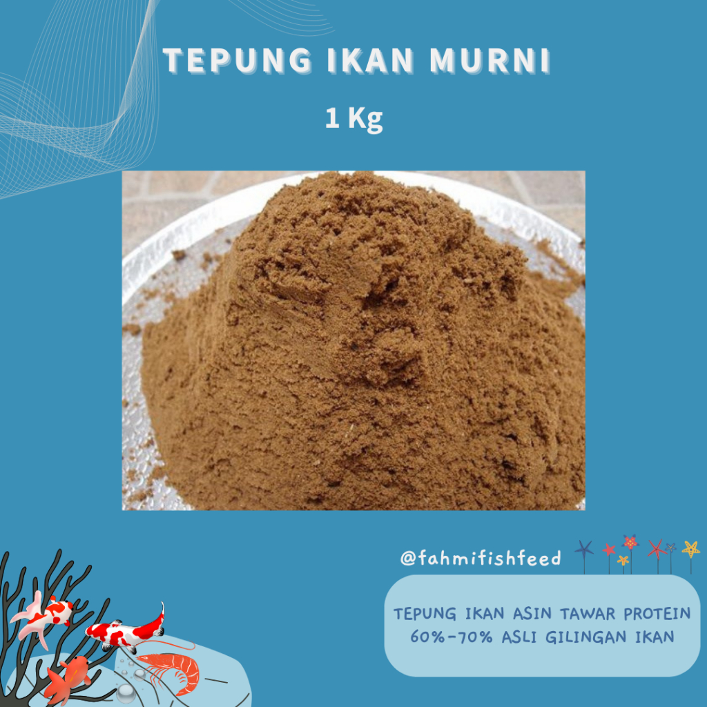 TEPUNG IKAN MURNI 100% ASLI DIJAMIN IKAN