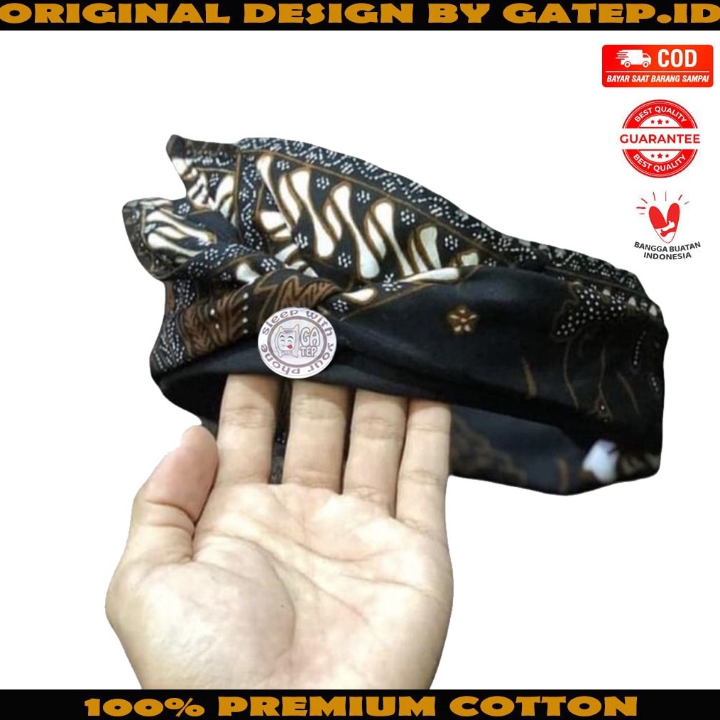 KODE L77L Udeng Nayah Setengah Jadi Udeng Sibakan Janggar Jangar Nayah Udeng Jangkrik Bali Batik Put