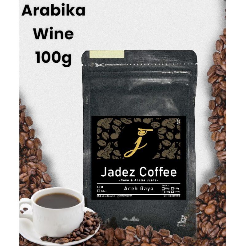 

Original Kopi Arabika Aceh Gayo Wine 100 gr - Jadez Coffee