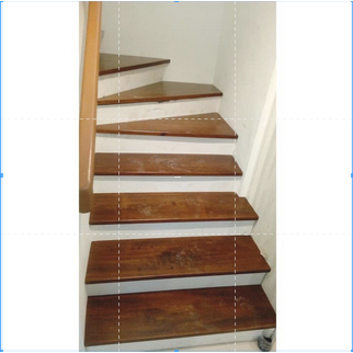 Tangga Kayu Solid Parket Merbau Unfinish