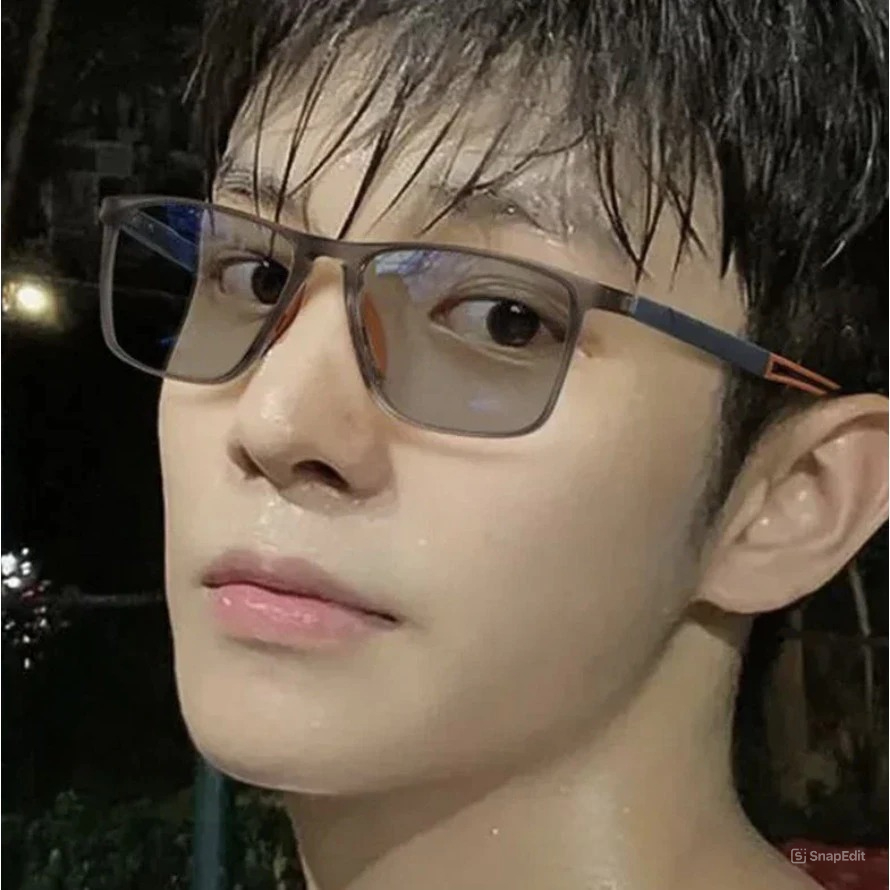 RB Kacamata Sport Photocromic Anti Radiasi Ultralight Kacamata Fashion Sporty Pria Wanita Ph Kotak