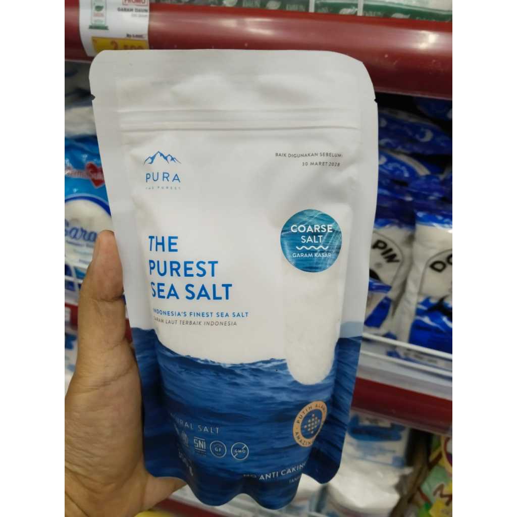 

Pura Sea Salt / Purest Sea Salt / Garam Laut Murni / Garam Laut Kasar / Garam Natural / Garam Sehat / Garam Rendah Natrium