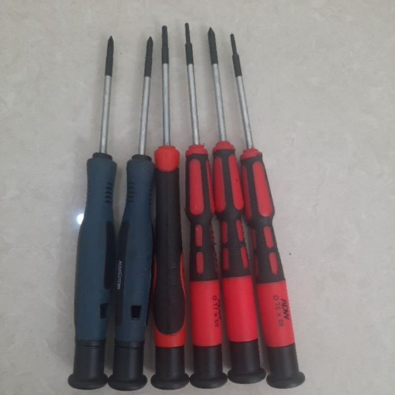 Obeng jam 6in1 cosco obeng set reparasi