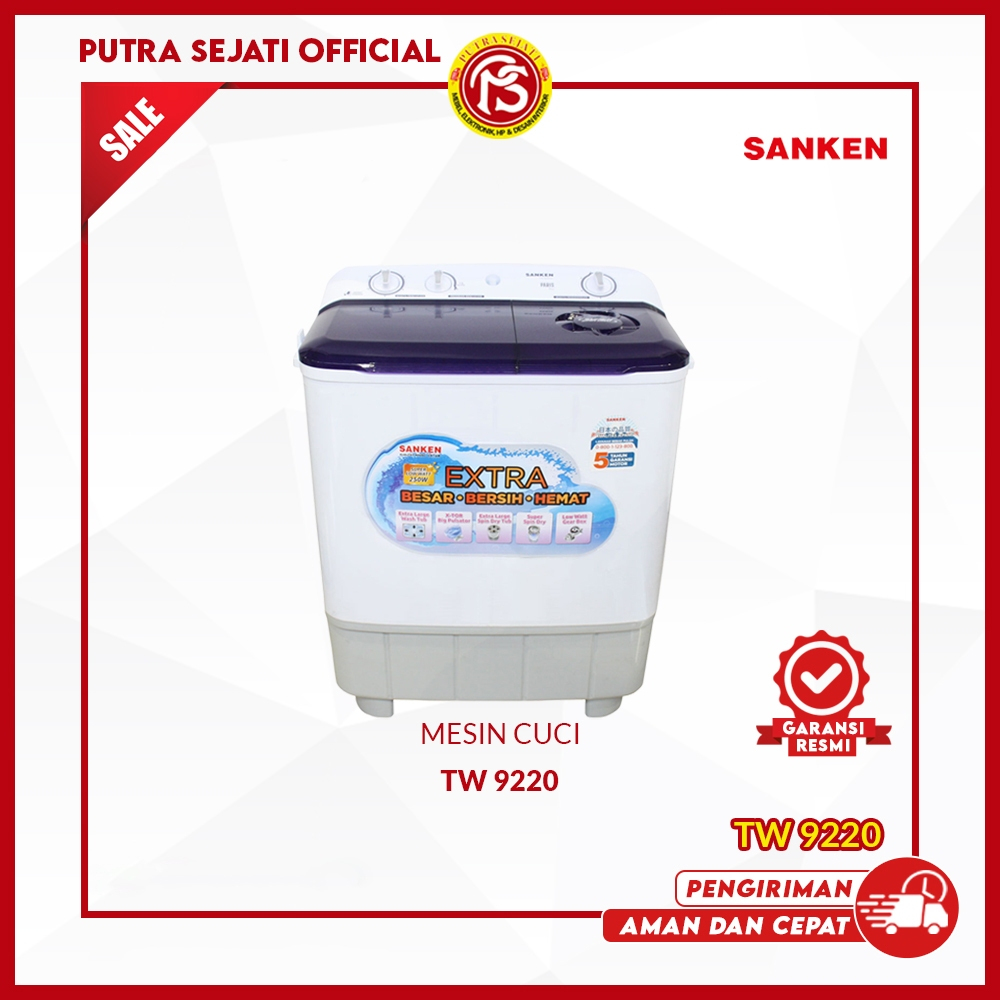 MESIN CUCI SANKEN/MESIN CUCI 9KG