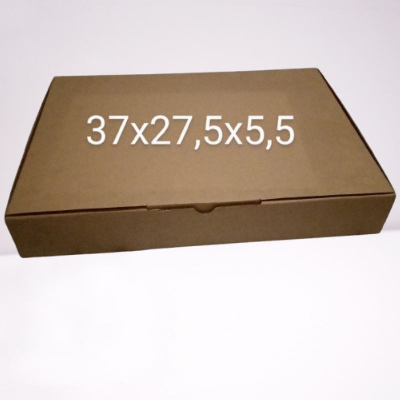 

KARDUS/KARTON/BOX UKURAN 37X27,5X5,5 CM MODEL DIE CUT