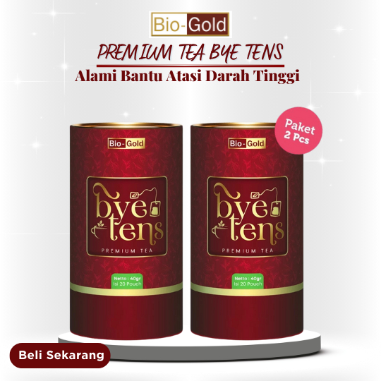 

BIO GOLD TEH BYE TENS 2 PCS -Tea Premium Herba luntuk Mengatasi Hipertensi dan Menjaga Tekanan Darah