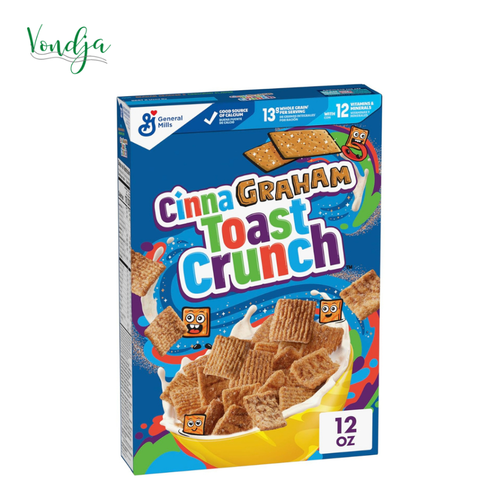 

Cinnagraham Toast Crunch Cereal Import USA 340gram