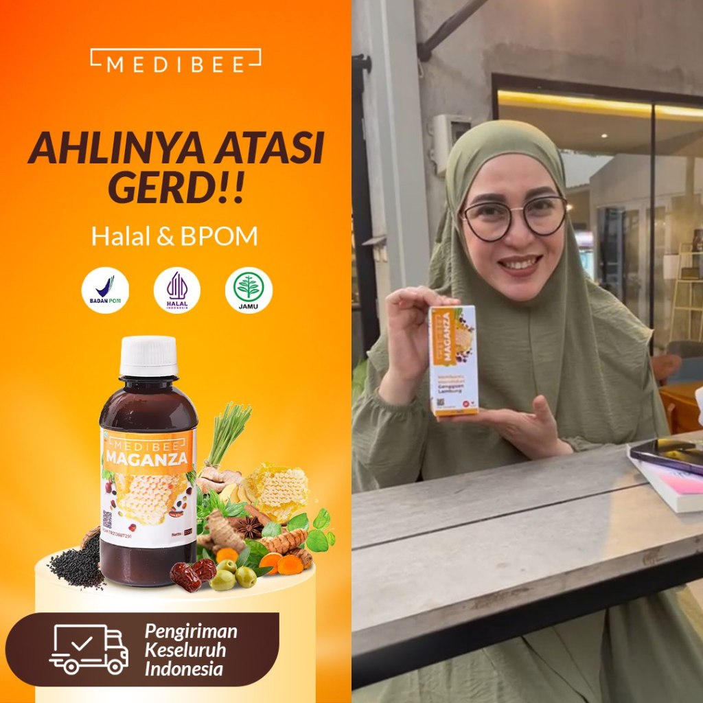 Terlaris Madu MAGANZA100% Original Atasi Masalah Lambung dan Maag | Obat Asam Lambung | Herbal Lambu