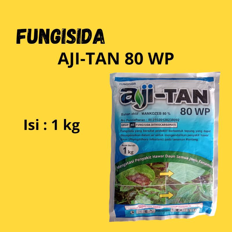 Fungisida (Mancozeb biru) Aji-Tan 80 WP 1Kg