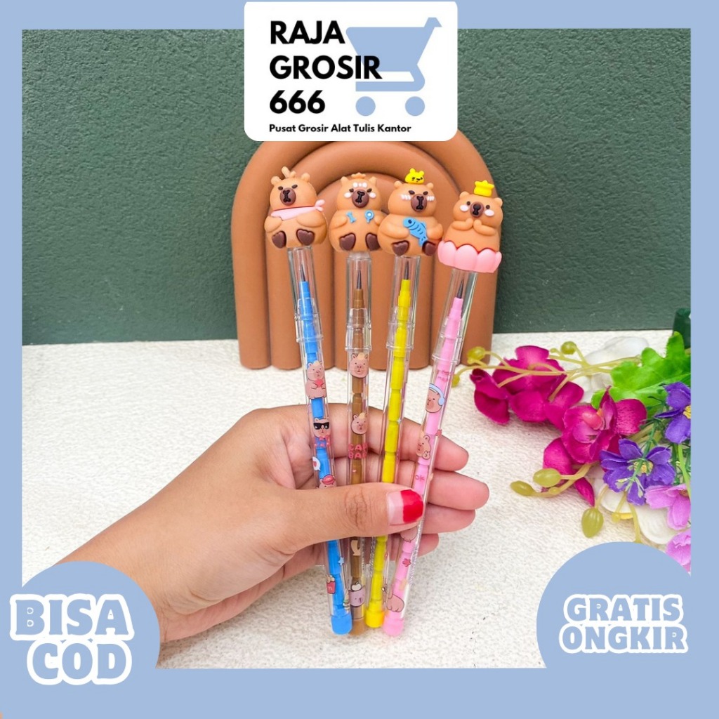

PENSIL SUSUN MODEL CAPYBARA PSN-1564 CUTE KAPIBARA CAPYBARRA KAPIBARA LUCU IMUT KADO UNIK KOREA AESTHETIC COD