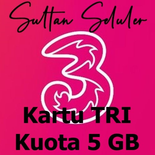 Kartu Paket Data TRI 5GB 30Hari