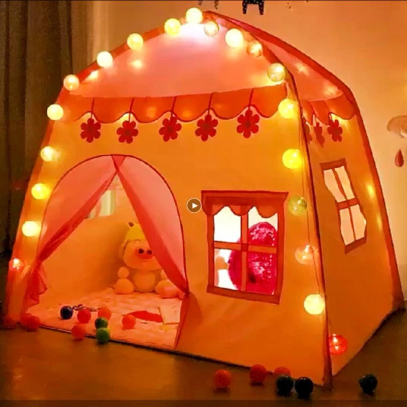 Super Jumbo Tenda Led Lampu Rumah Rumahan Bermain Anak Playtent Playhouse Atap Rumah Kolam Mandi