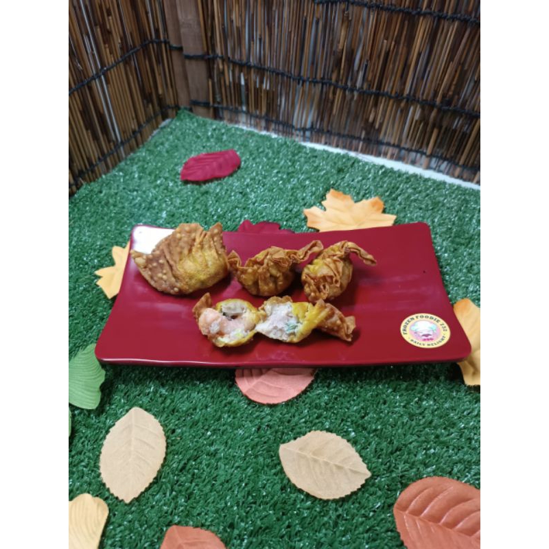 

Pangsit Fried Szechuan 12pcs / Pangsit Udang Goreng / Pangsit Udang Beku / Pangsit Udang Frozen / Pangsit Goreng / Pangsit Udang 12pc