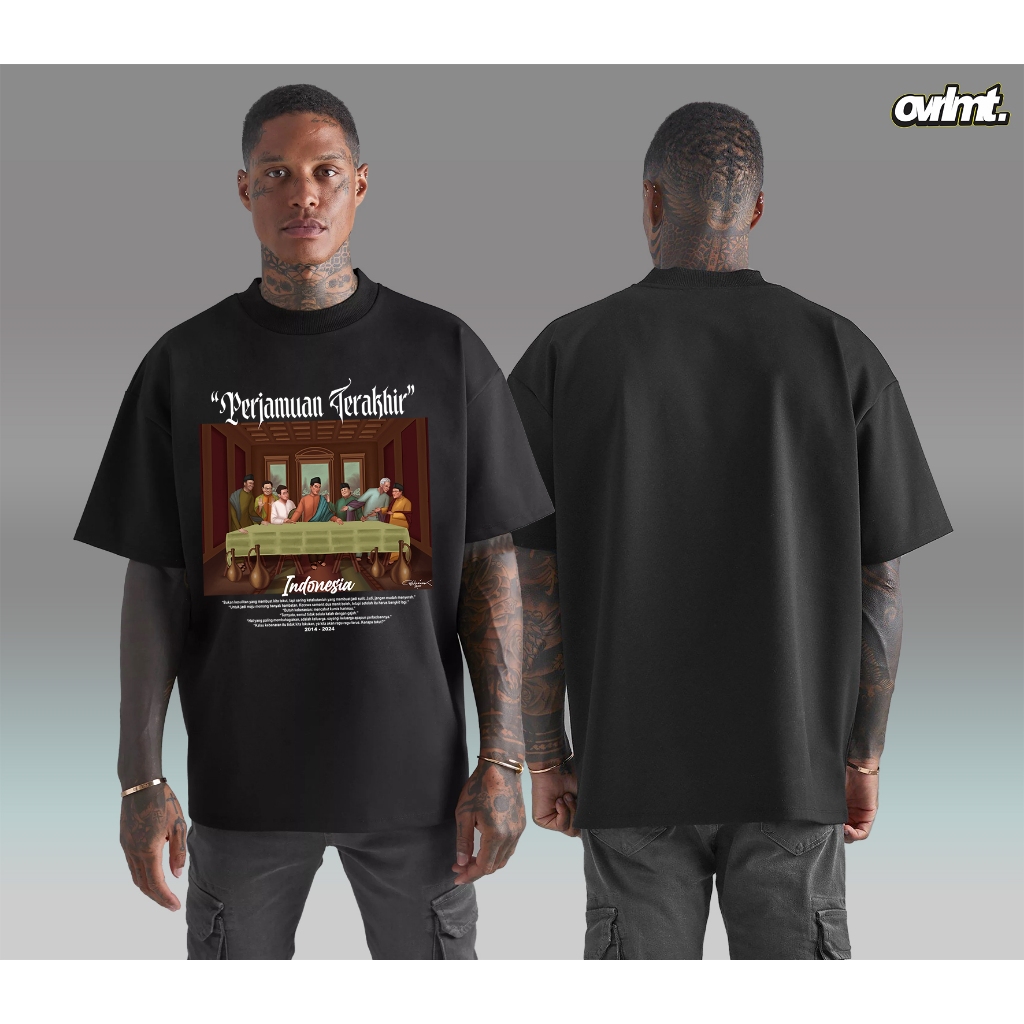 OVERLIMIT TSHIRT KAOS JOKOWI | KAOS PERJAMUAN TERAKHIR | INDONESIA | PPRESIDEN JOKOWI