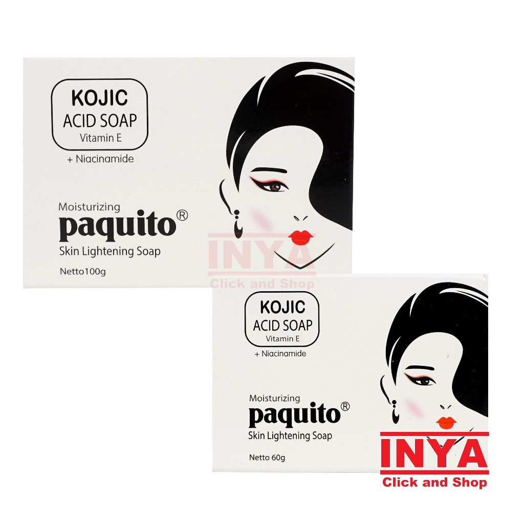 Paquito Kojic Acid Soap Moisturizing Lightening Soap - Sabun Kojiesan - Sabun Batang