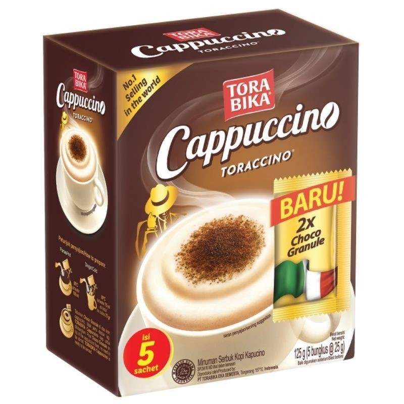 

Torabika Cappucino Kopi Bubuk 1 Pack Isi 5 Sachet @ 25gr