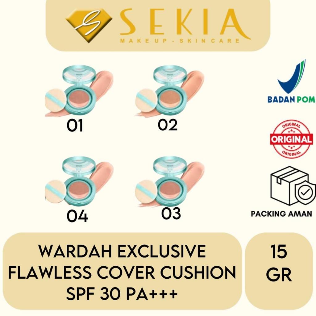 Wardah Exclusive Flawless Cover Cushion/ Cushion Wardah