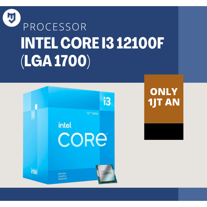PROCESSOR INTEL CORE I3 12100F