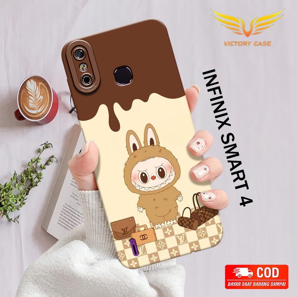 New Labubu Case - Softcase Infinix Smart 4 - Terbaru - Case Hp Infinix Smart 4 - Casing Infinix Smar