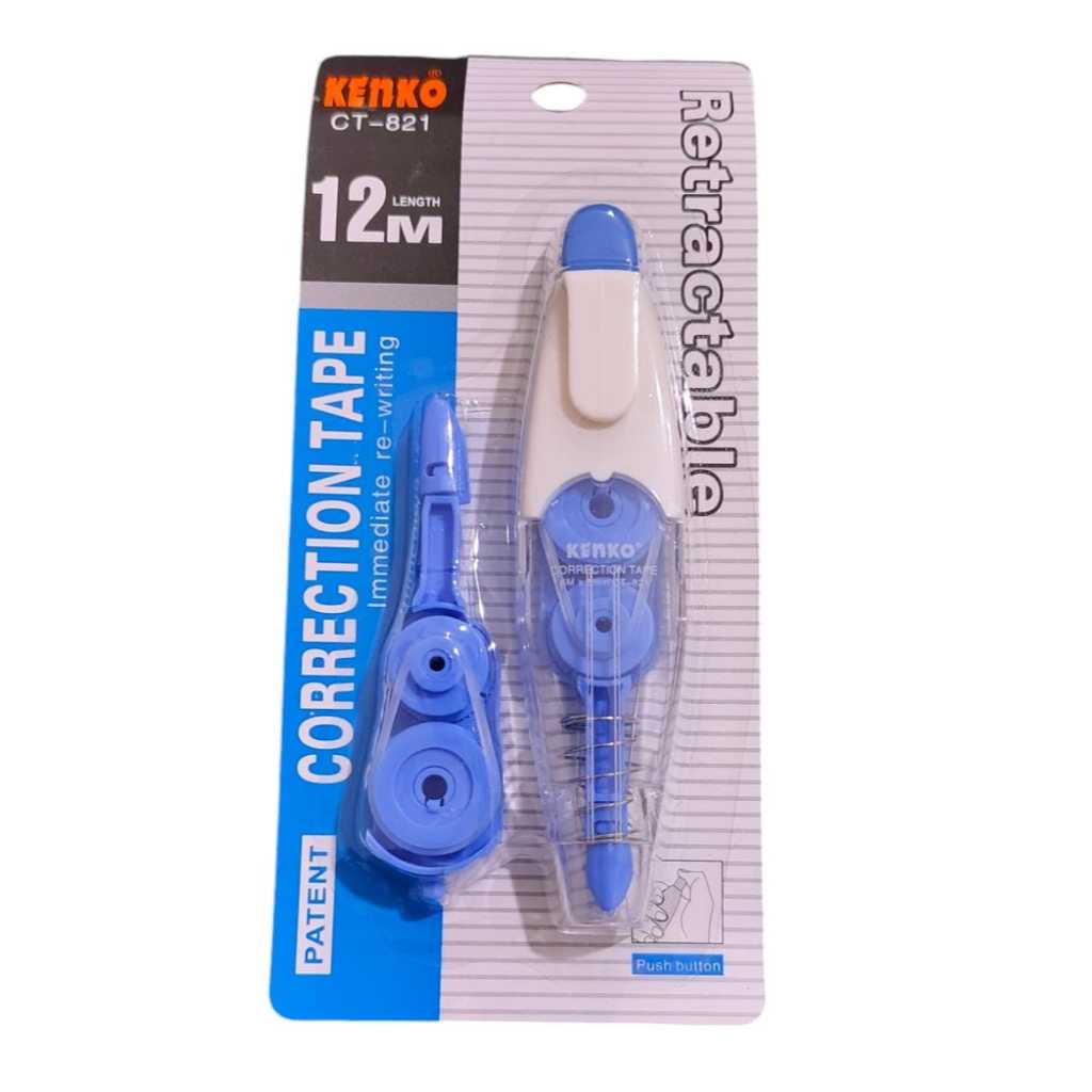 

KENKO CORRECTION TAPE RETRACTABLE CT-821 + REFILL HARGA PER PCS