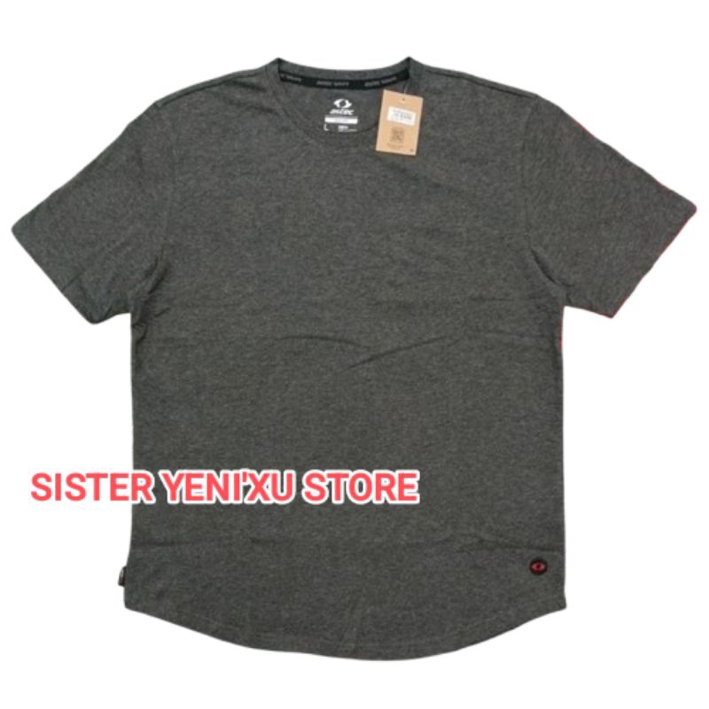 Kaos Astec Indra Men Lifestyle Tshirt Pria D.GREY (Size L ONLY) ORIGINAL STORE 100%