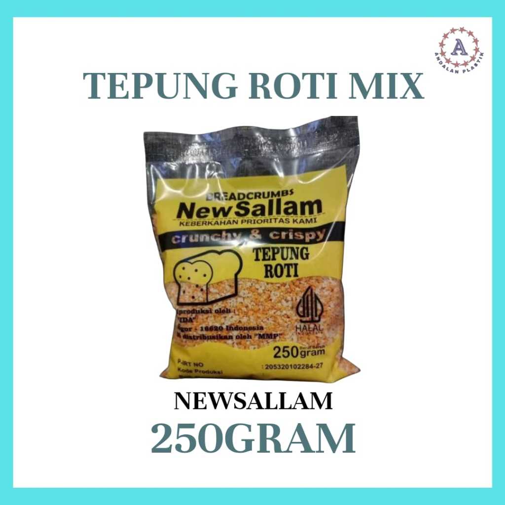 

Tepung Roti Mix 250 gram Merek NewSallam
