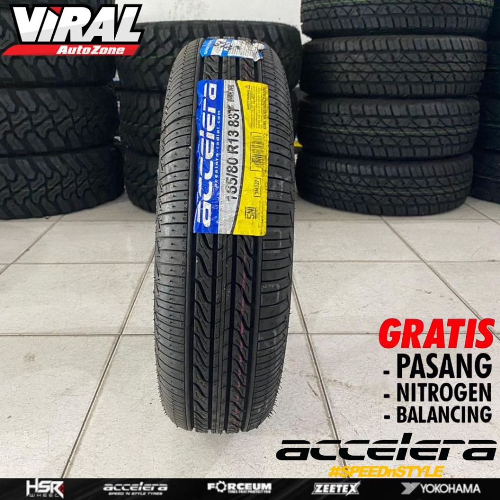 Ban Mobil Ring 13 TUBLES ACCELERA ECO PLUSH 165 80 R13 TERMURAH