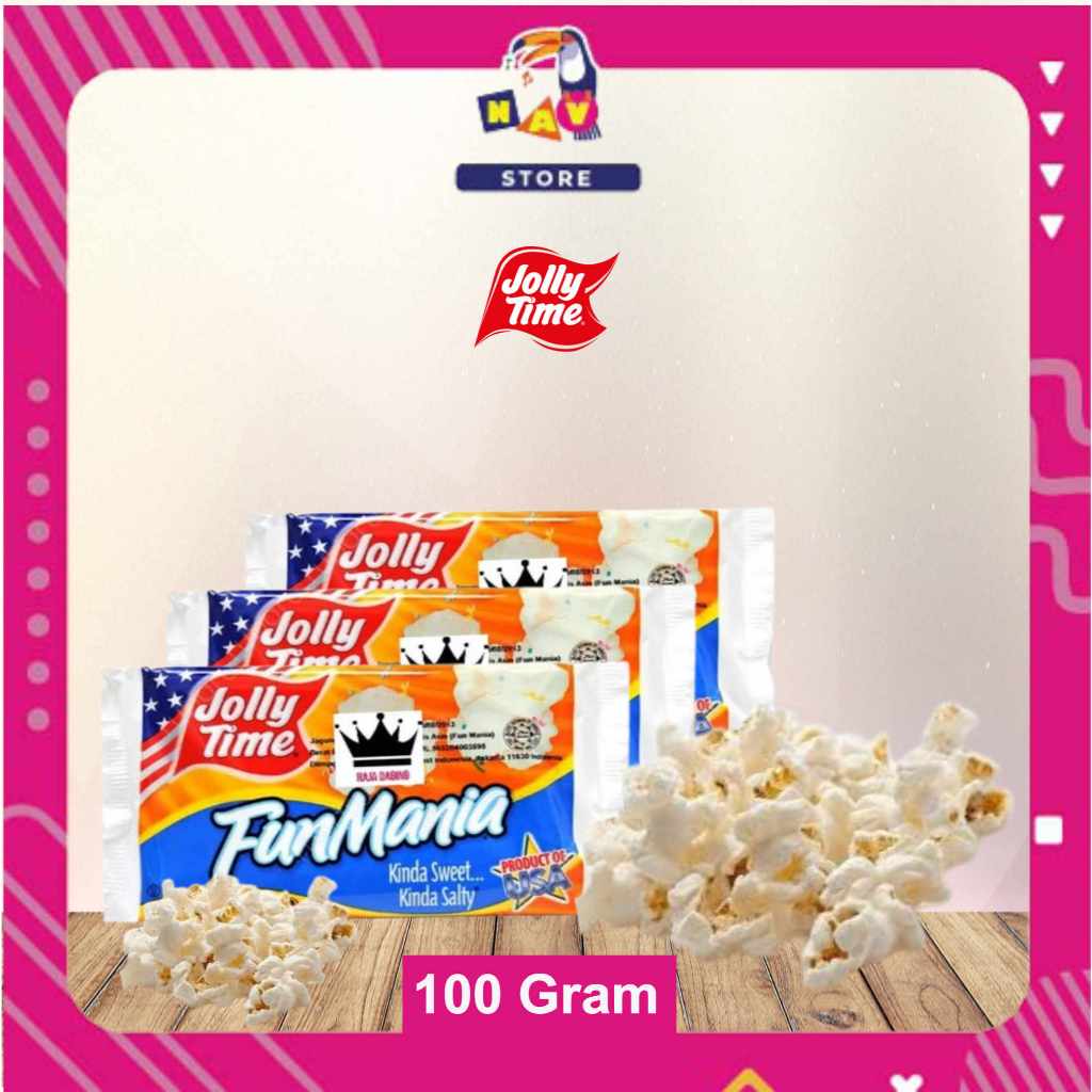 

Paket Pop Corn Jolly Time Fun Mania 100gr - 3pcs