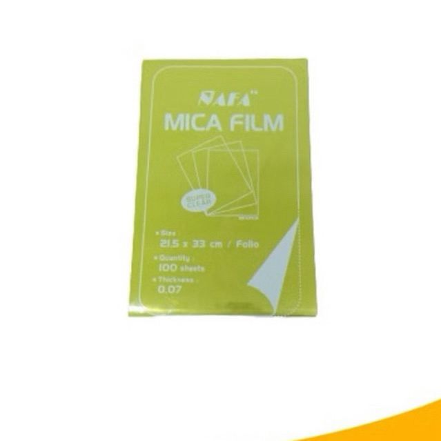 

Jilid Mika Nafa F4 Transparan 100 Pcs