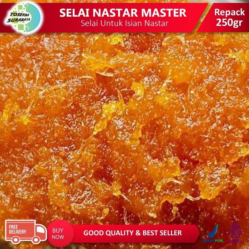 

Selai NASTAR MASTER 250gr - Selai Nanas Untuk Isian Nastar - Kualitas Premium & Rasa Lebih Nikmat