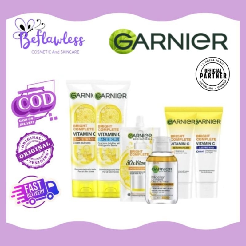 Garnier Bright Complete Paket Travel Lengkap || Garnier Water Gel